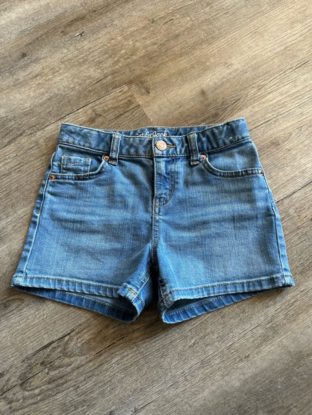 90s look lightwash Cat & Jack Light Blue Denim Shorts
